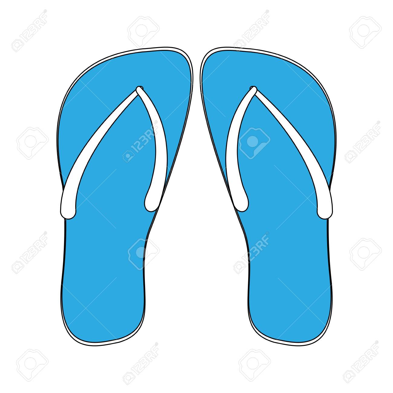 chanclas dibujos