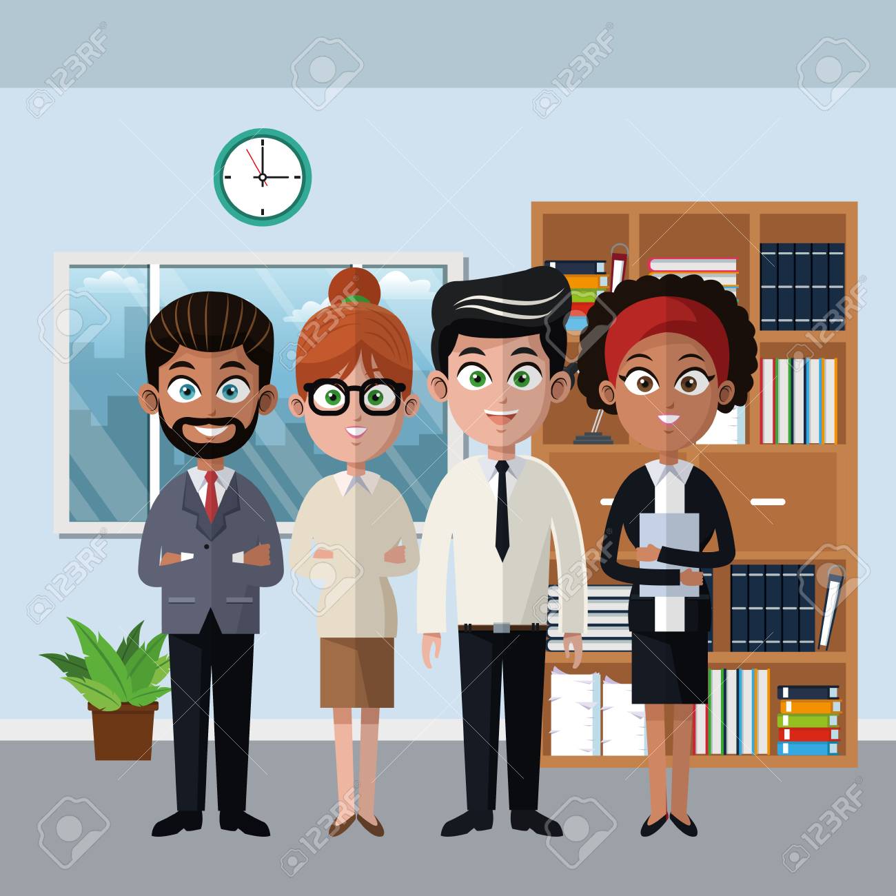 Compañeros De Trabajo En Dibujos Animados De Oficina Ilustración Vectorial Diseño Gráfico Ilustraciones Svg, Vectoriales, Clip Art Vectorizado Libre De Derechos. Image 97542751. Compañeros De Trabajo En Dibujos Animados De Oficina Ilustración Vectorial Diseño Gráfico Ilustraciones Svg, Vectoriales, Clip Art Vectorizado Libre De Derechos. Image 97542751.