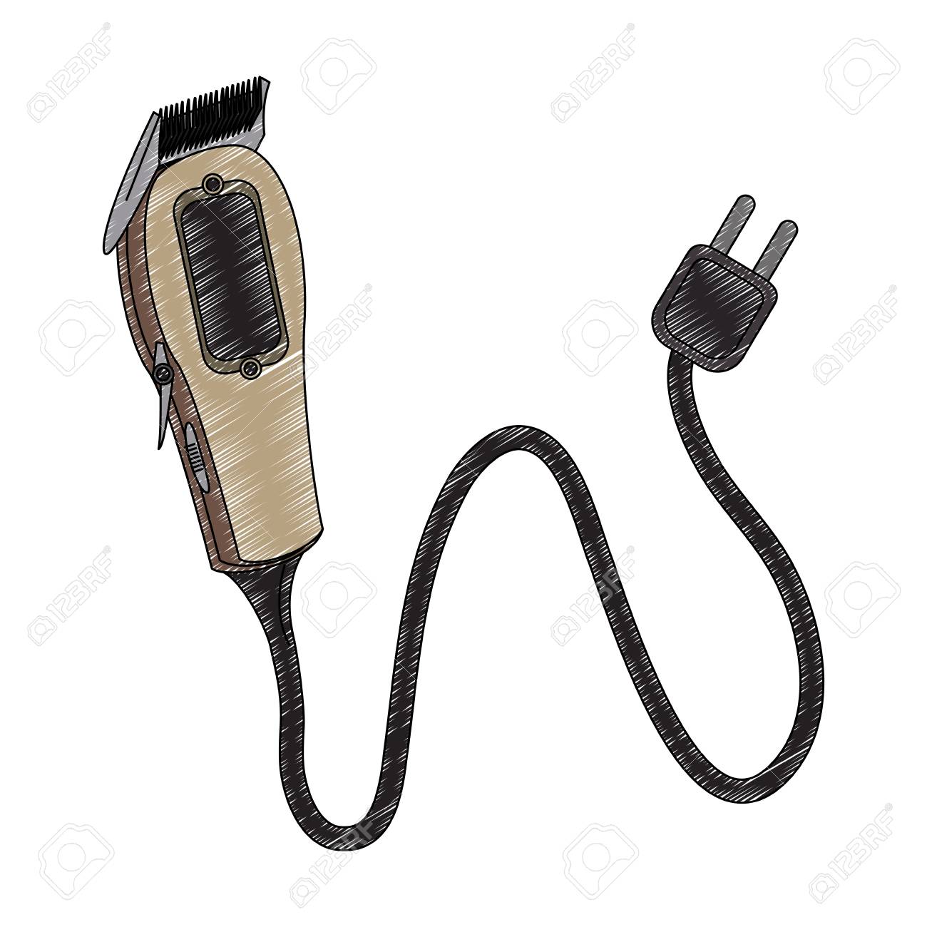 Haircut Machine Isolated Vector Illustration Graphic Design