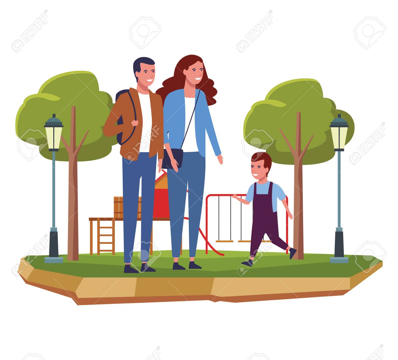 Parent With Kids Playing At Park Cartoon Vector Illustration Royalty Free Cliparts Vectors And Stock Illustration Image Parent With Kids Playing At Park Cartoon Vector Illustration Royalty Free Cliparts Vectors And Stock Illustration Image
