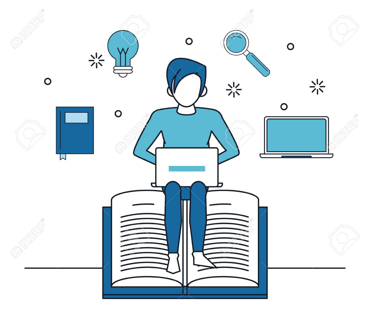 blue light for studying