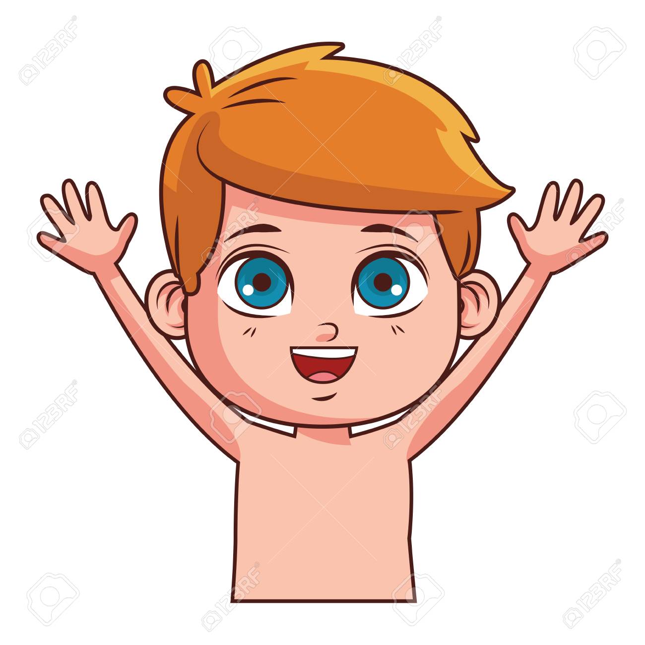 boy without shirt