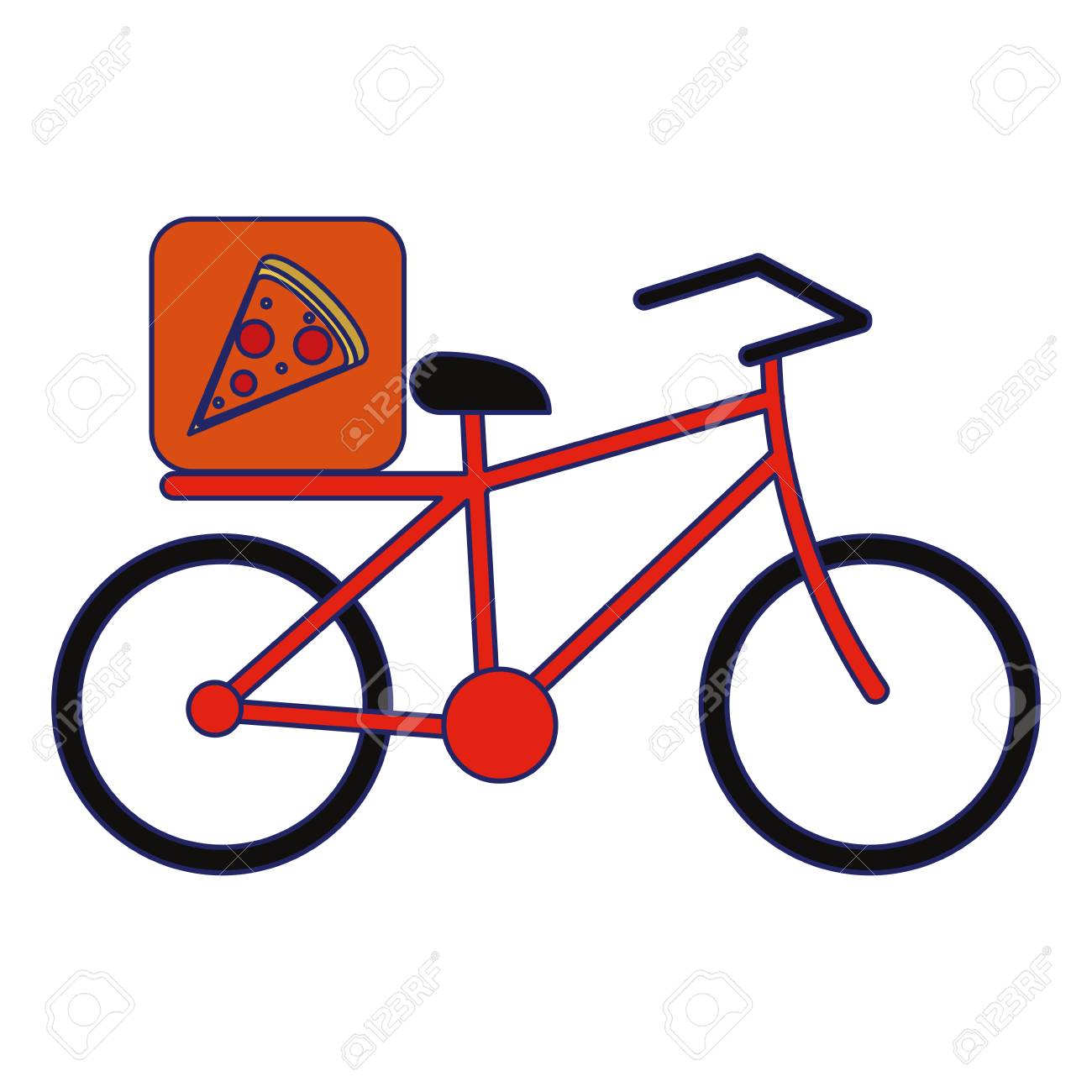 food delivery on a bike