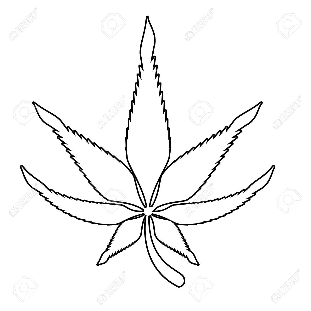 Cannabis Marijuana Medical Marijuana Sativa Hemp Plant Cartoon Royalty Free Cliparts Vectors And Stock Illustration Image 129532119