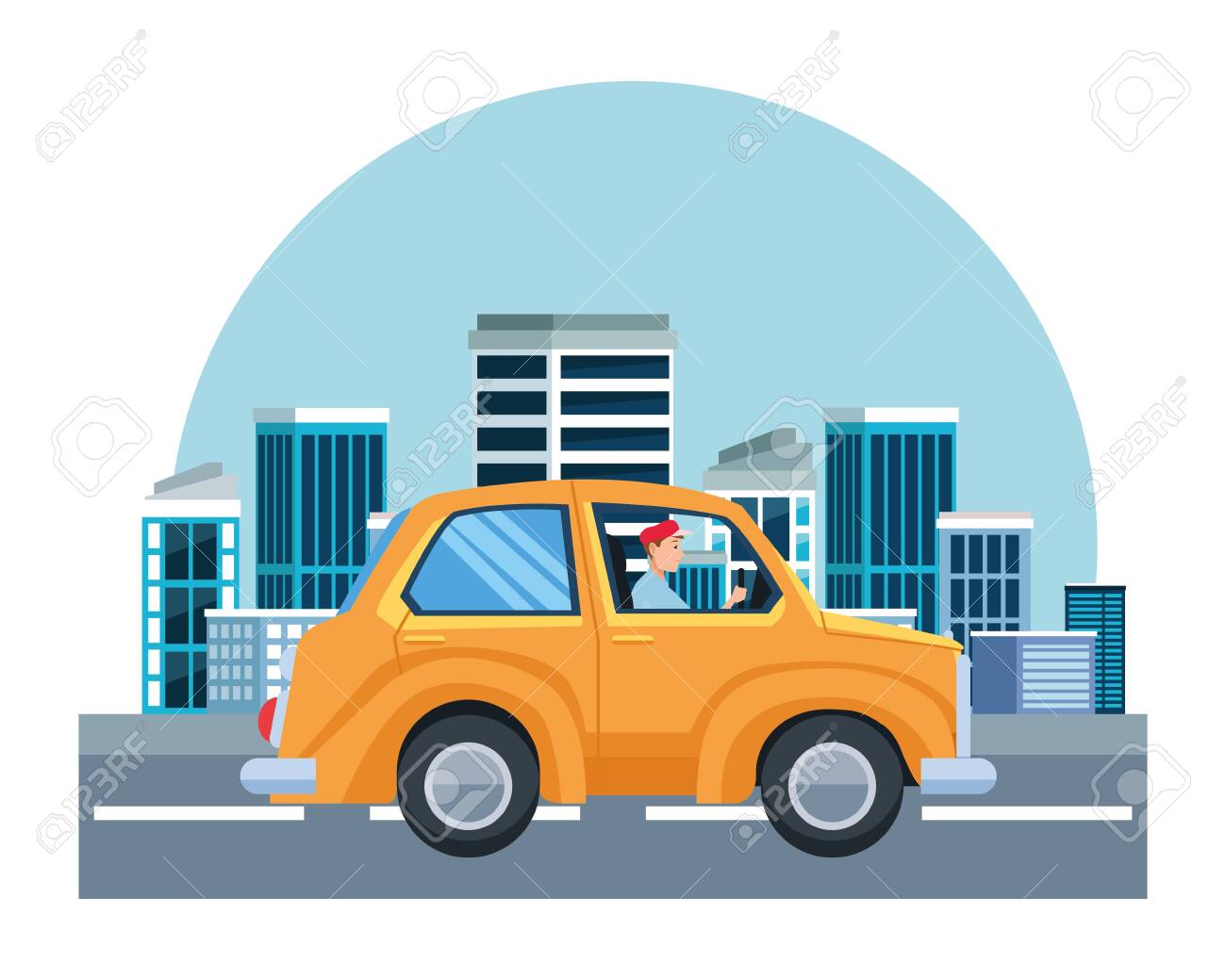 https://previews.123rf.com/images/jemastock/jemastock1909/jemastock190939645/130082514-man-driving-car-vehicle-sideview-cartoon-on-the-city-urban-scenery-background-vector-illustration.jpg