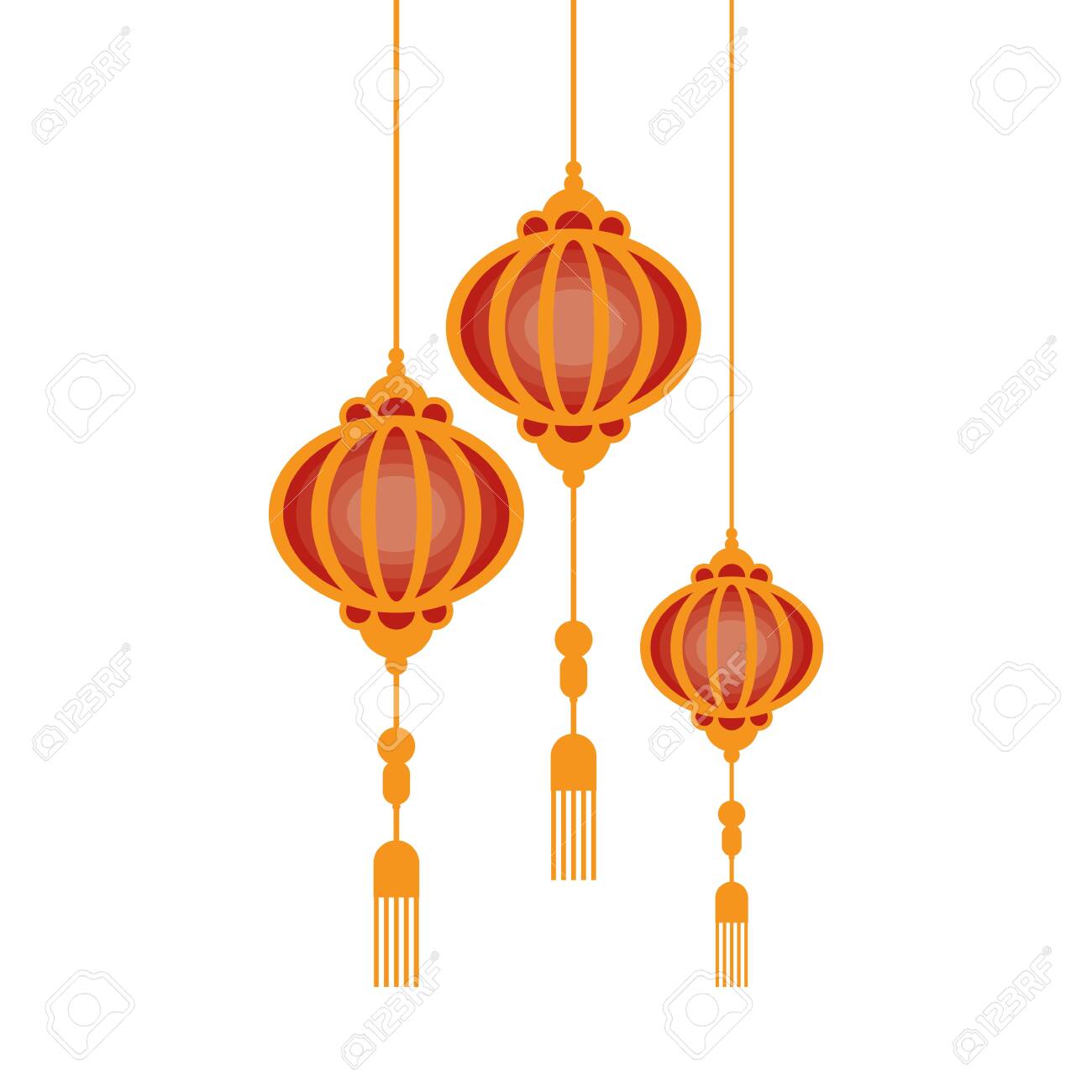 hanging chinese lamp