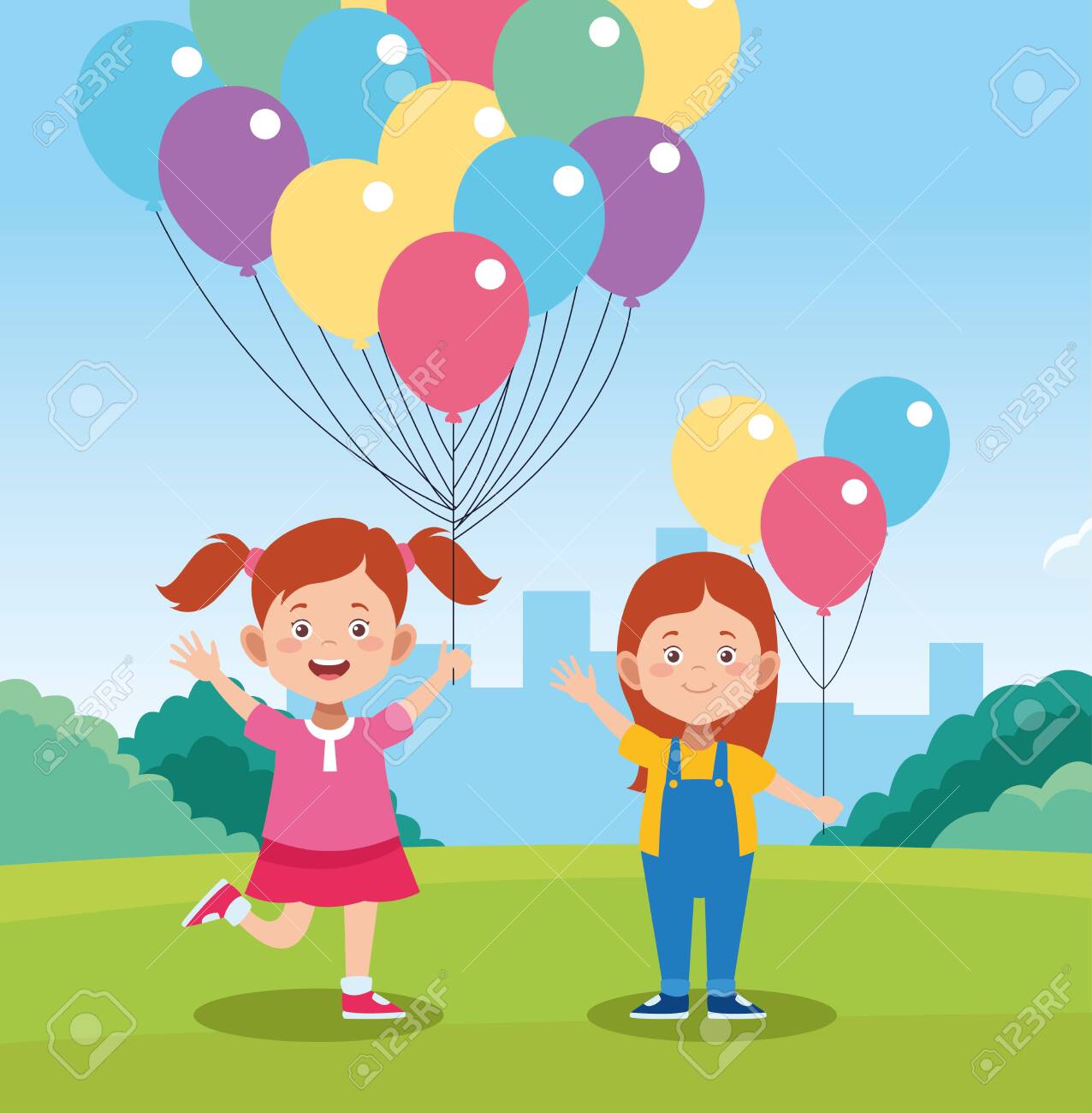 Happy Children Day Design With Cartoon Happy Kids And Colorful Royalty Free Cliparts Vectors And Stock Illustration Image 139851169 123rf