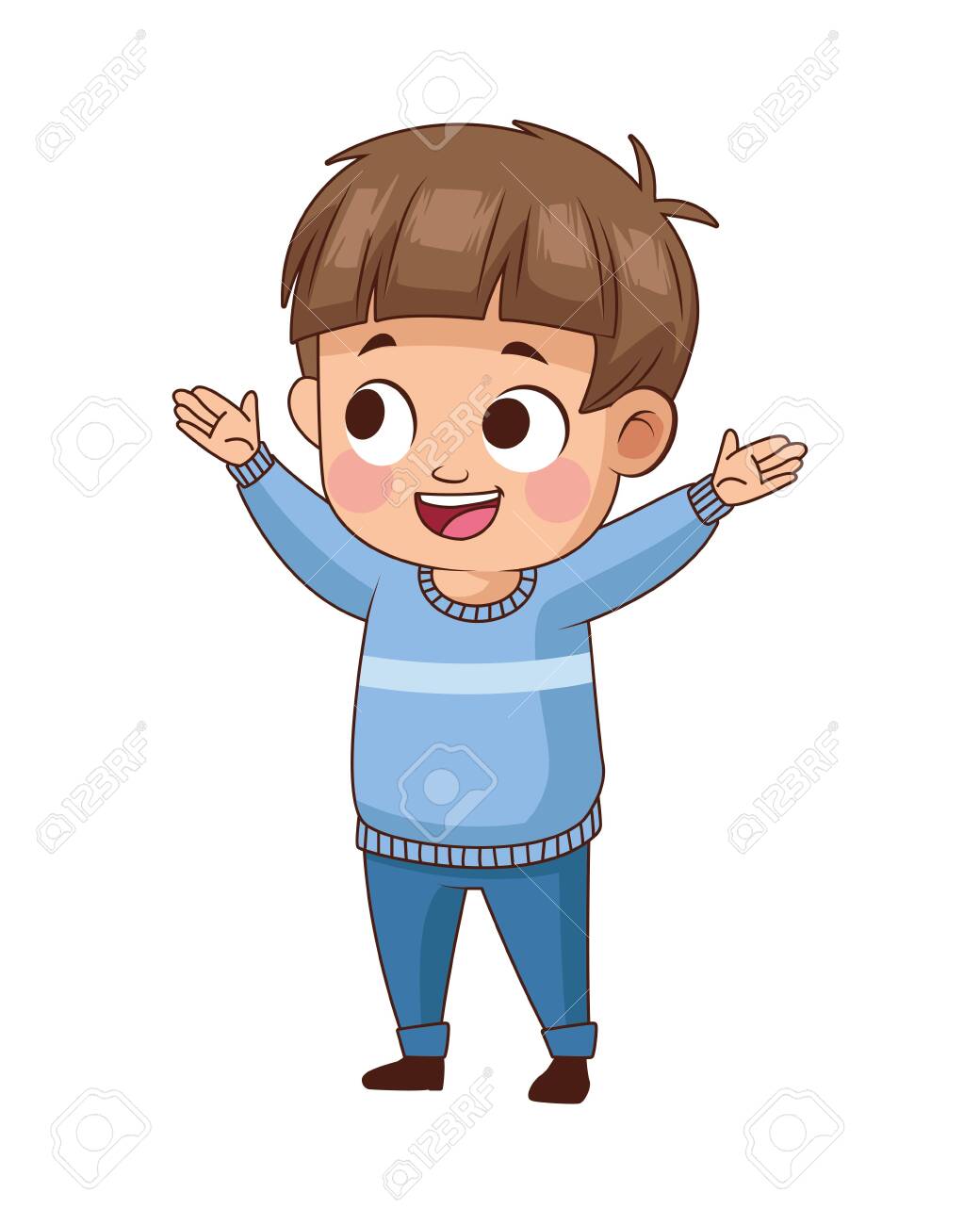 Premium Vector  Cute baby boy profile picture kid avatar