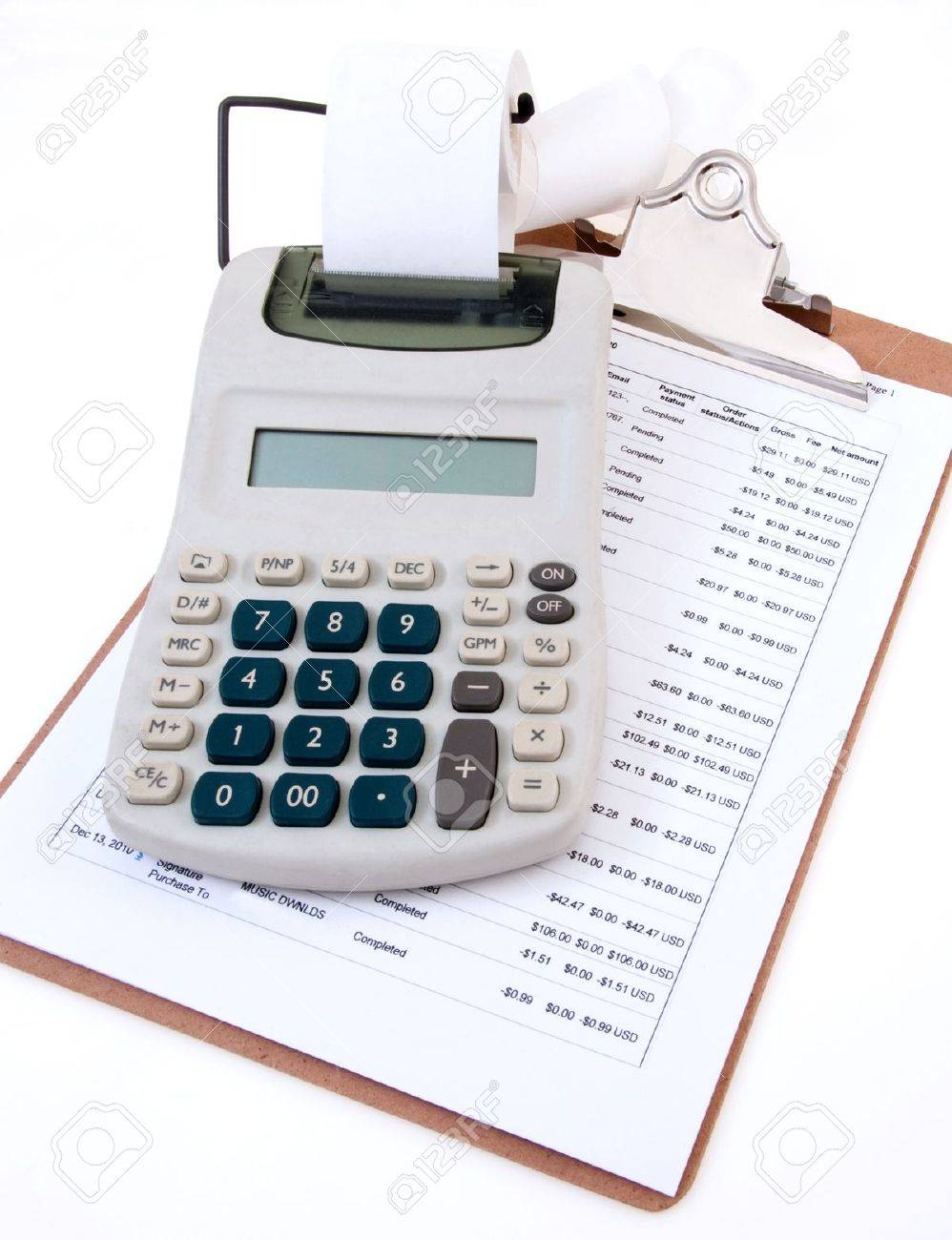 calculating expenses stock photo picture and royalty free image calculating expenses