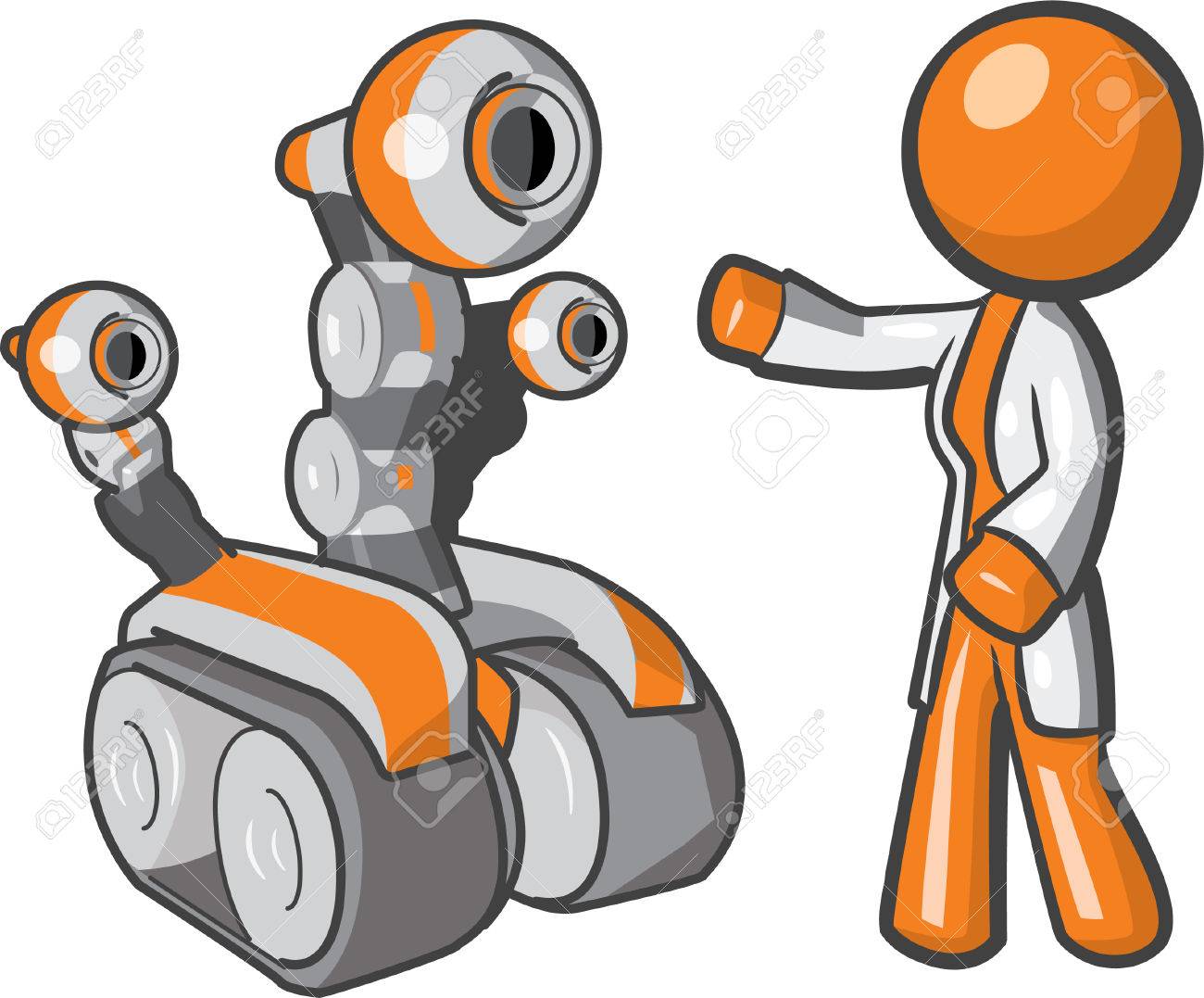 orange person robotics technician stock photo picture and royalty robotics technition