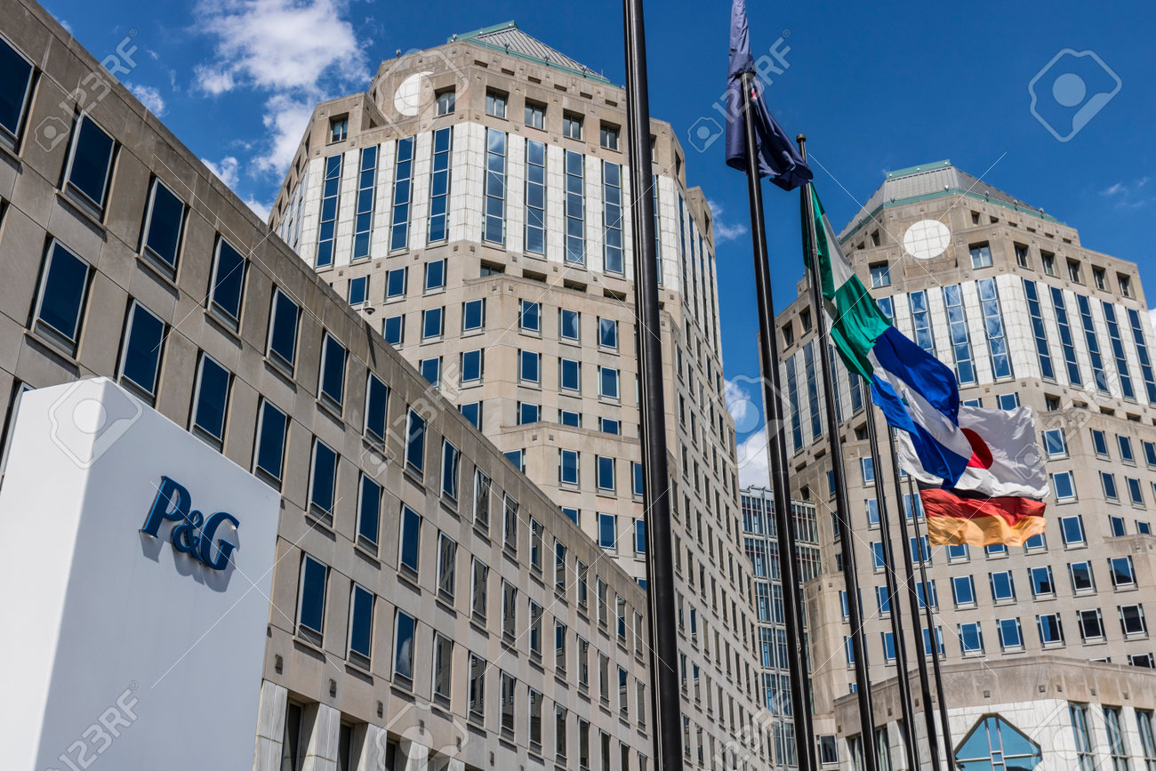 신시내티 - 2017 년 5 월 : 프록터 앤 갬블 본사. P & G는 미국 다국적 소비재 회사 IX입니다. 로열티 무료 사진, 그림,  이미지 그리고 스톡포토그래피. Image 78121785