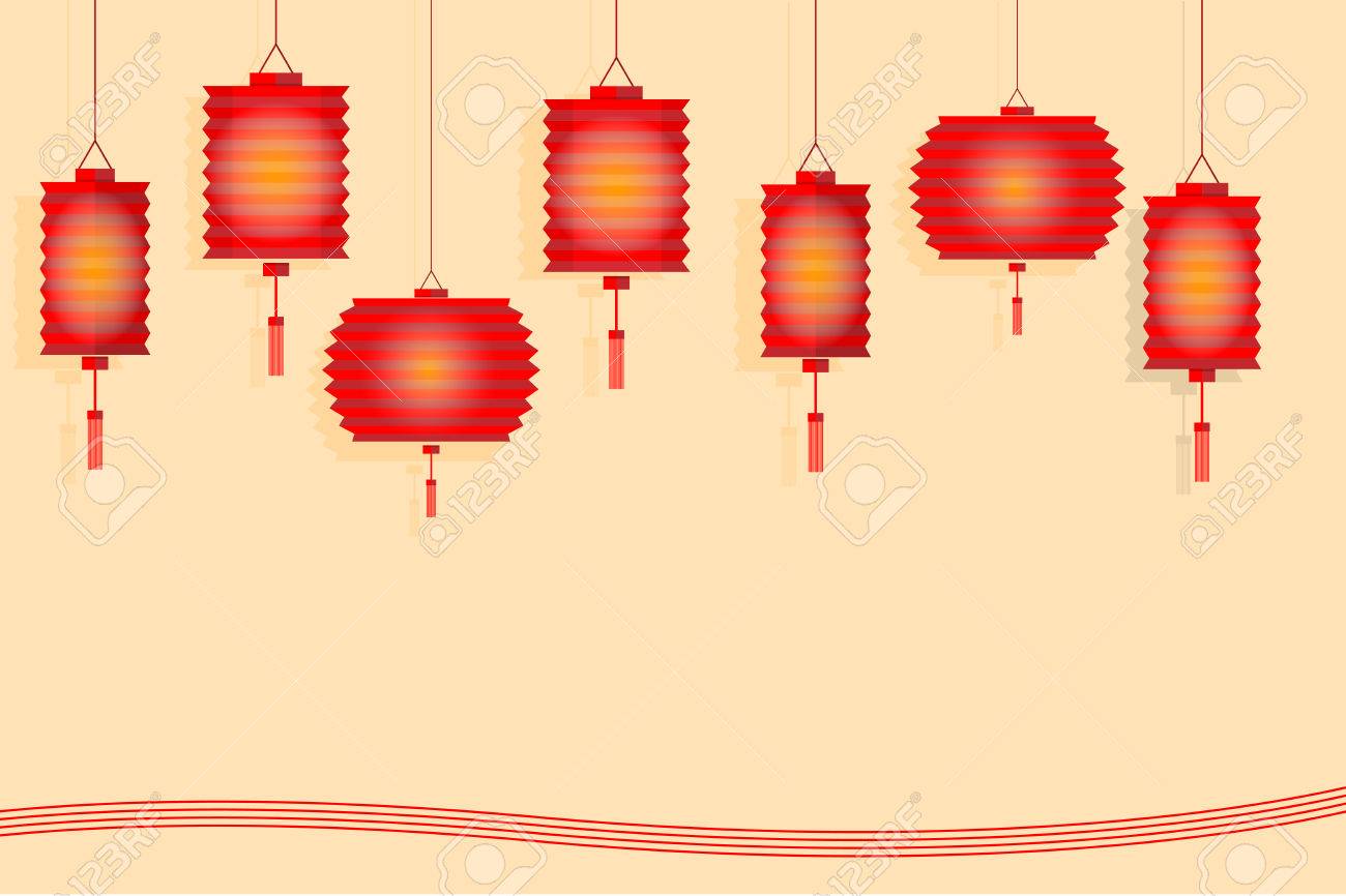 Chinese Lantern Paper Style Design For Mid Autumn Festival Royalty Free Cliparts Vectors And Stock Illustration Image 46695744