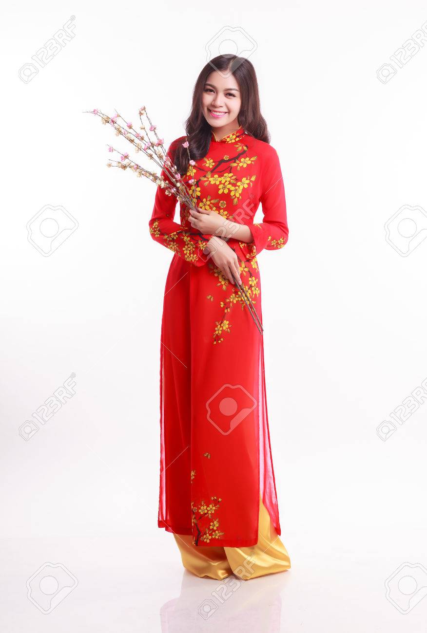 red ao dai