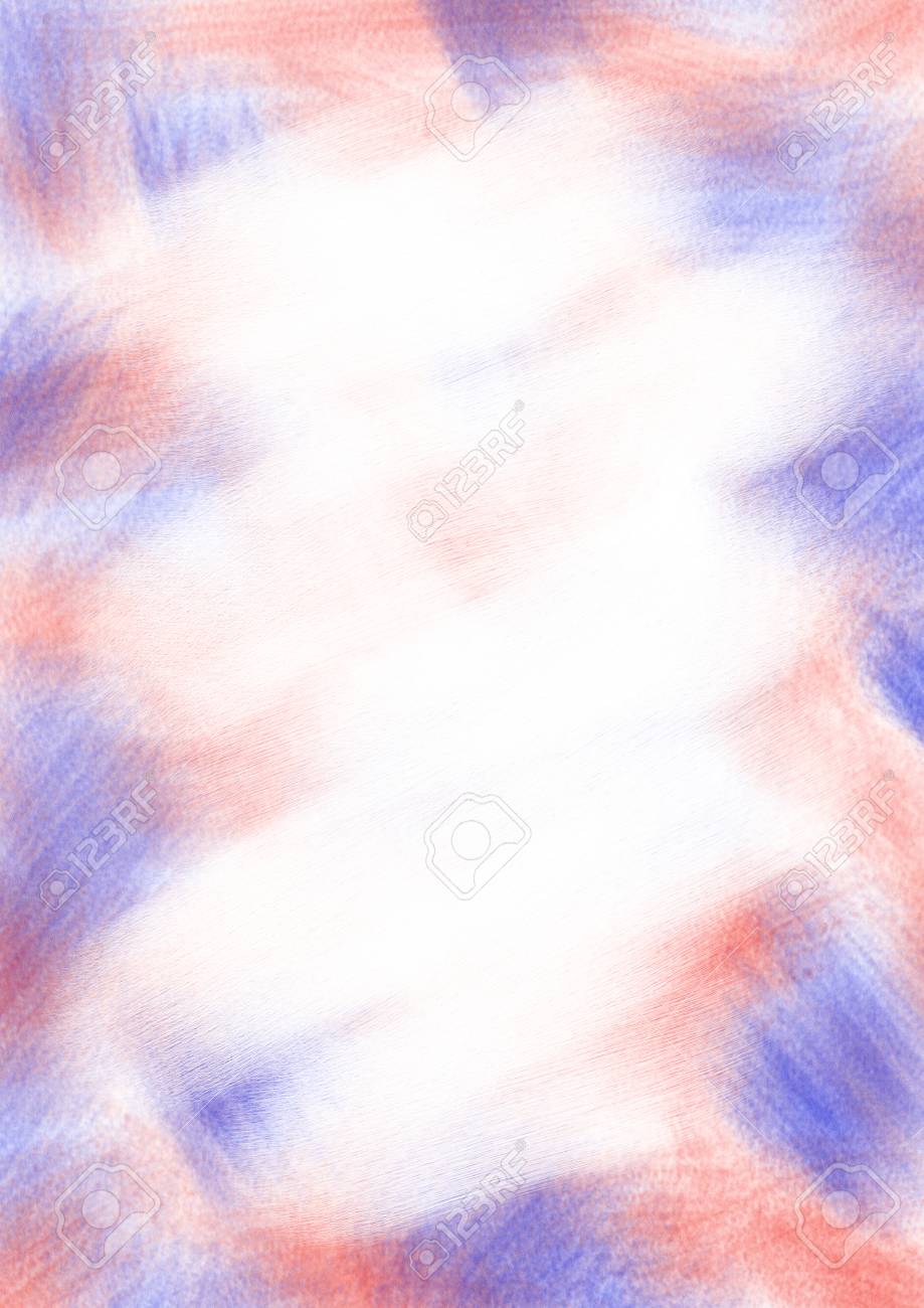 パステル カラーは 青 赤の色で筆と織り目加工の背景を描画します 手紙やグリーティング カードのテンプレートです サイズ 水彩 油彩 パステル チョーク 背景 ブランクス カードのシリーズを形成します の写真素材 画像素材 Image