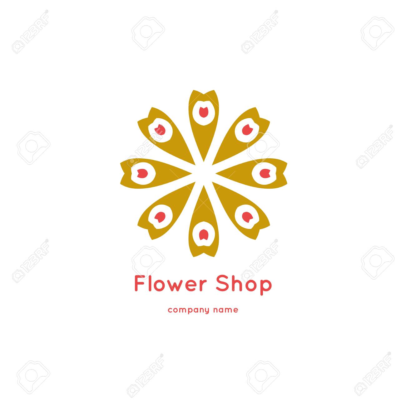 decorative flower element ornamental