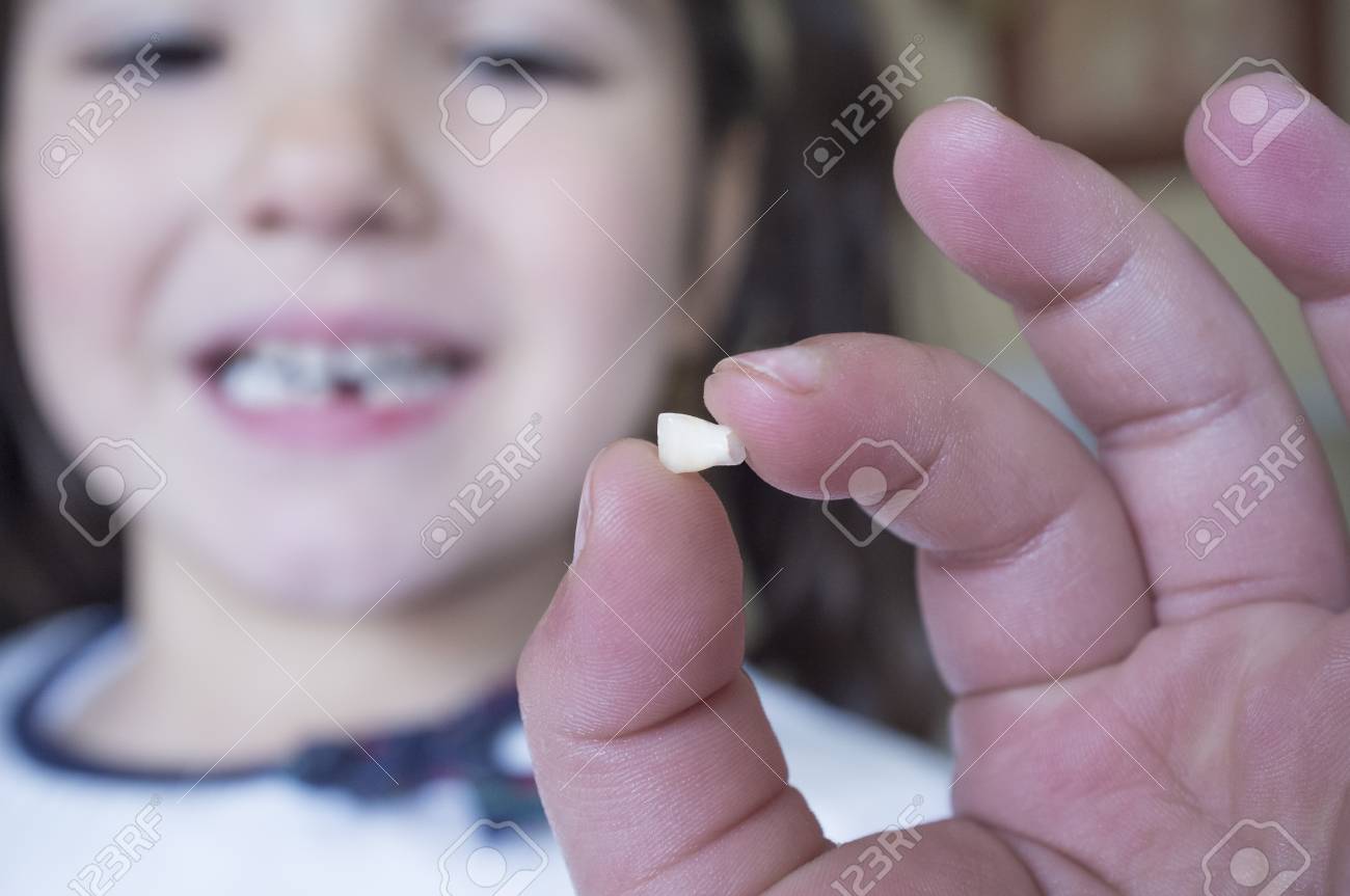 first tooth out