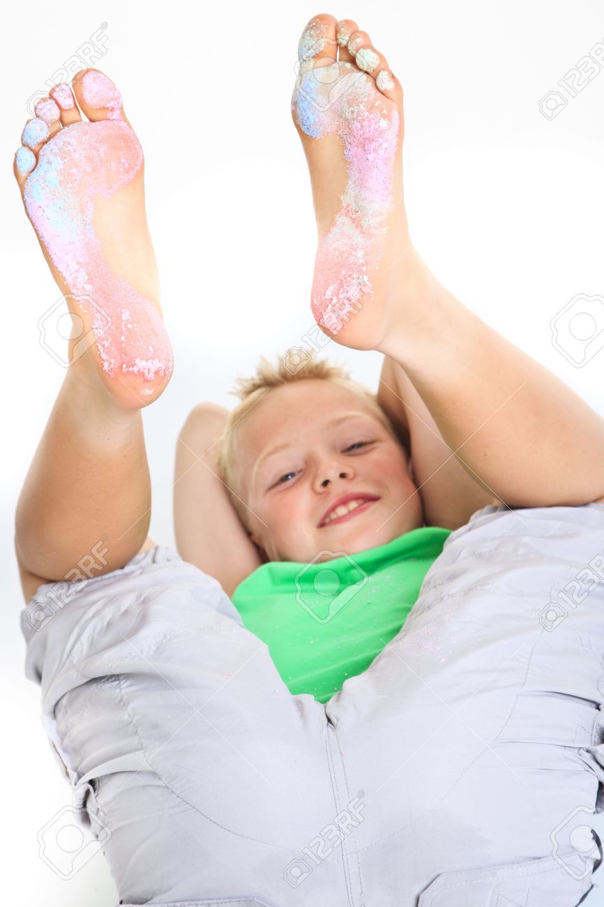 Feet boy Teen Boy