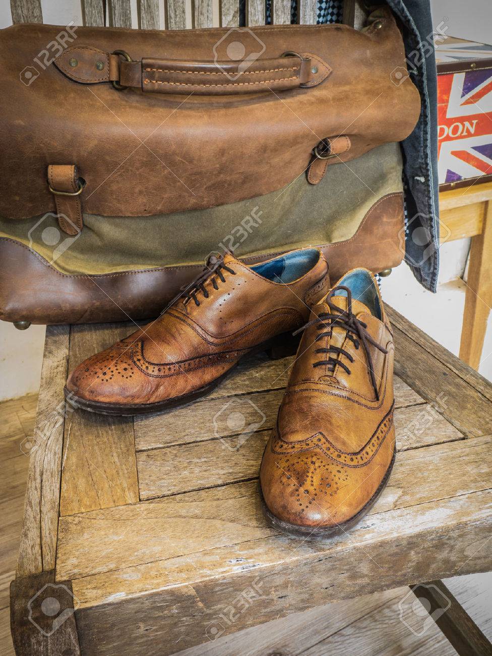 vintage leather shoes