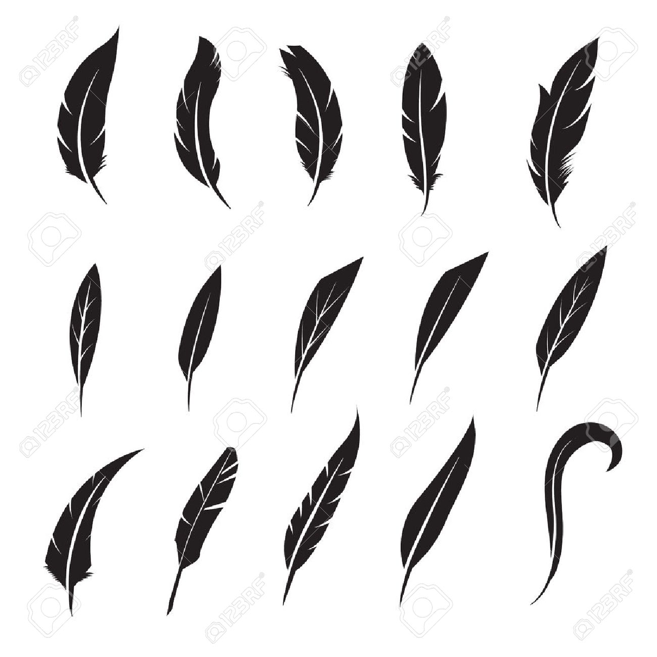 羽アイコン 羽ツール アイコンを作成します コンセプト フラット スタイル デザイン イラスト アイコン のイラスト素材 ベクタ Image