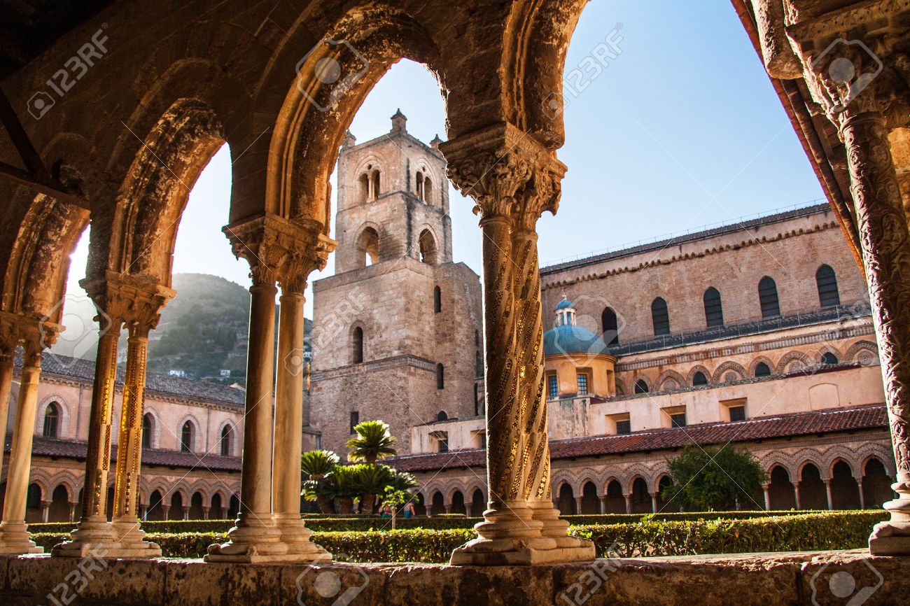 cathedral of monreale sicily italy stock photo picture and