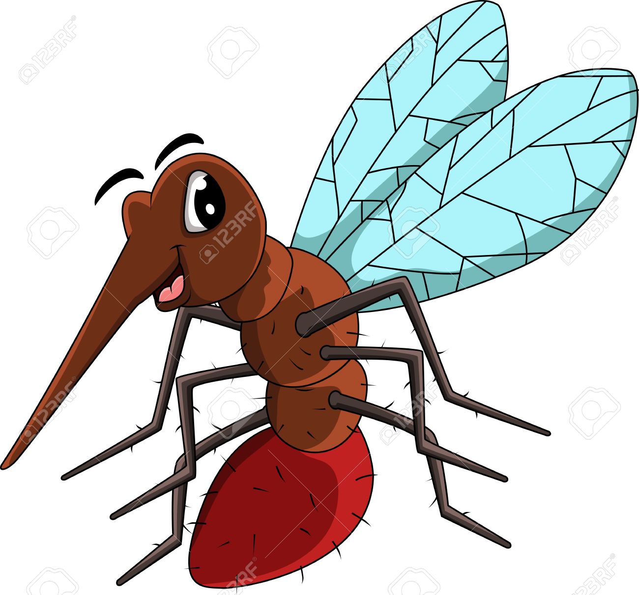 Dessin Anime De Moustique Clip Art Libres De Droits Vecteurs Et Illustration Image