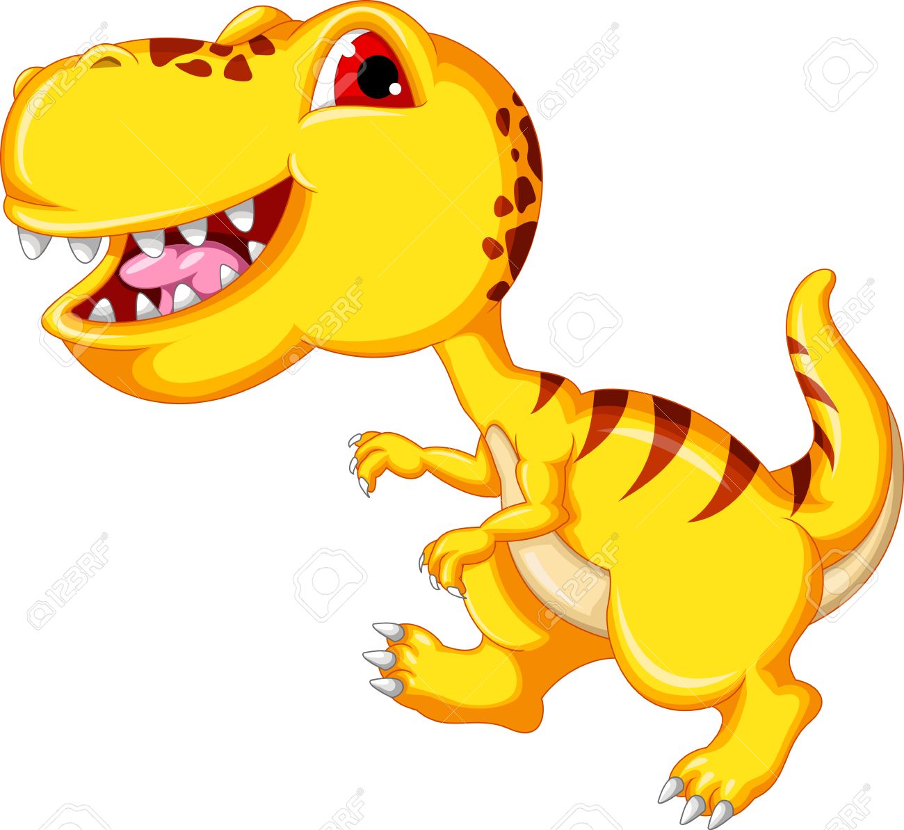 Dinosaur Cartoon Isolated Royalty Free Cliparts Vectors And Stock Illustration Image 27724090