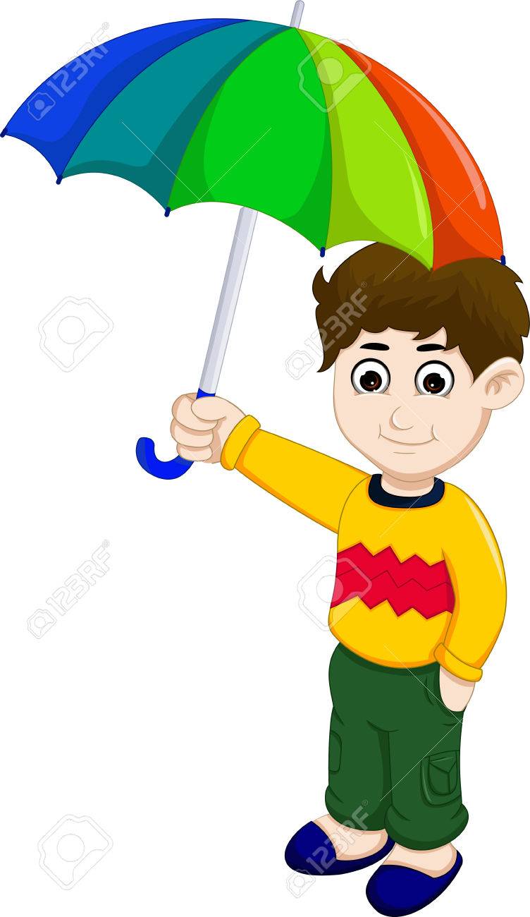 Paraguas Lindo Celebración De Dibujos Animados Ilustraciones Svg, Vectoriales, Art Vectorizado Libre De Derechos. Image 73268512.