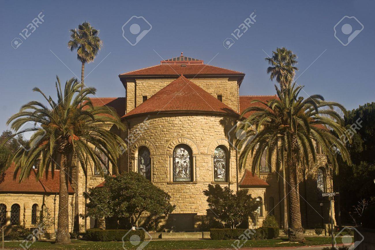 スタンフォード大学記念教会　サイン不明 スタンフォード大学記念教会 サイン不明 サンノゼ観光③】平日昼の