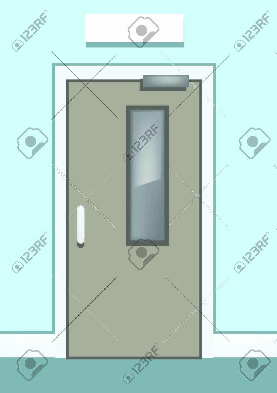 Vector Door Illustration For School, Office, University Royalty Free SVG,  Cliparts, Vectors, and Stock Illustration. Image 140454394., image size:916x1300