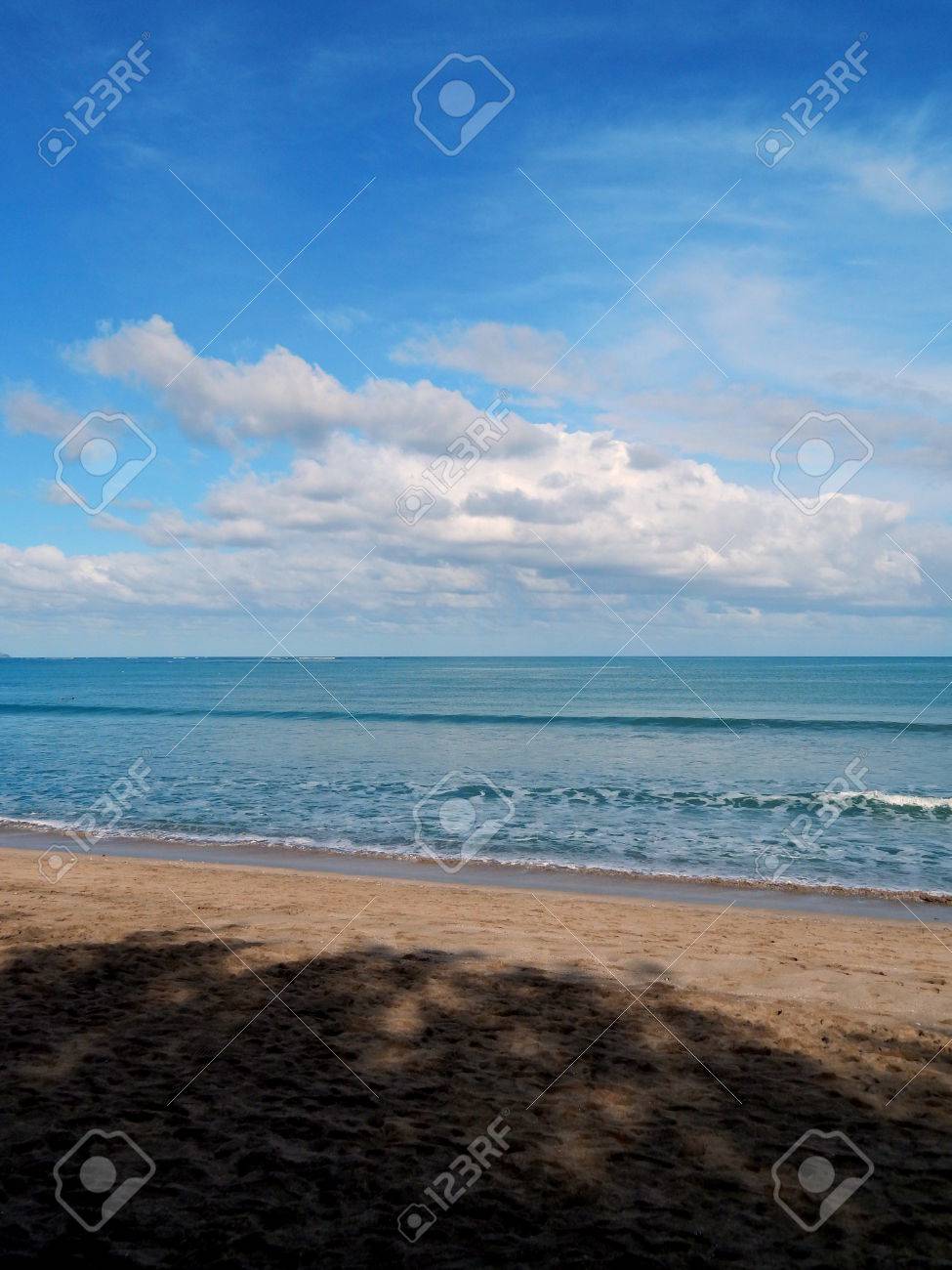 Pantai Kuta Bali Di Pagi Hari