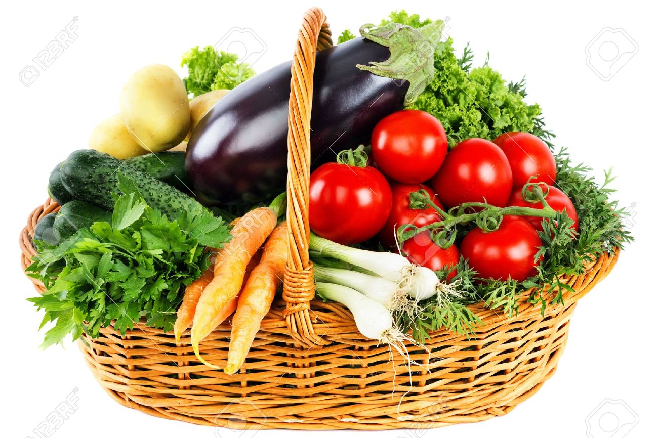 fresh vegetables in basket