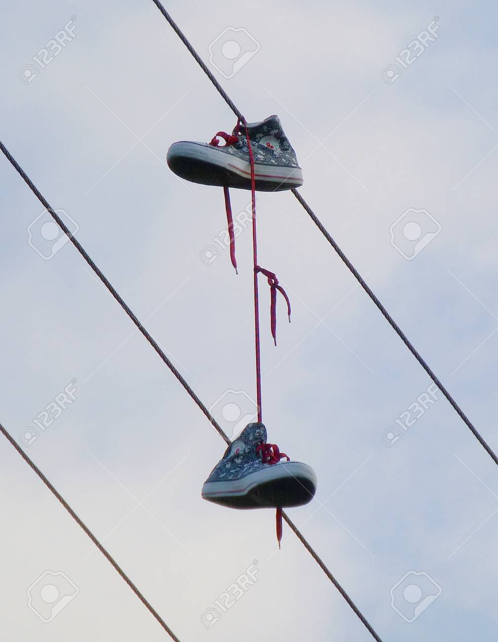 Sneakers on a wire Clearance