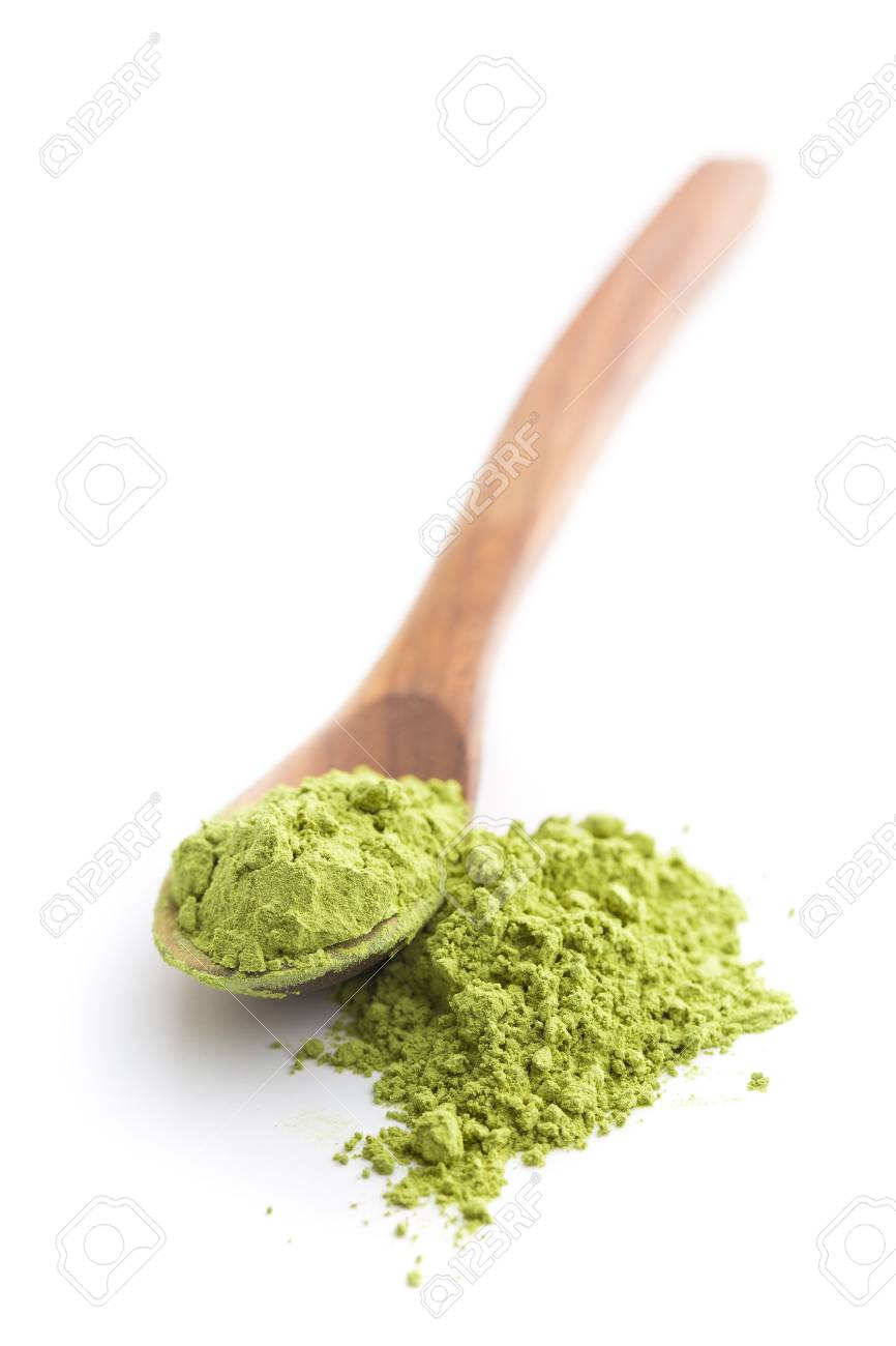 白い背景で隔離のスプーンで緑抹茶茶粉末です の写真素材 画像素材 Image 白い背景で隔離のスプーンで緑抹茶茶粉末です の写真素材 画像素材 Image