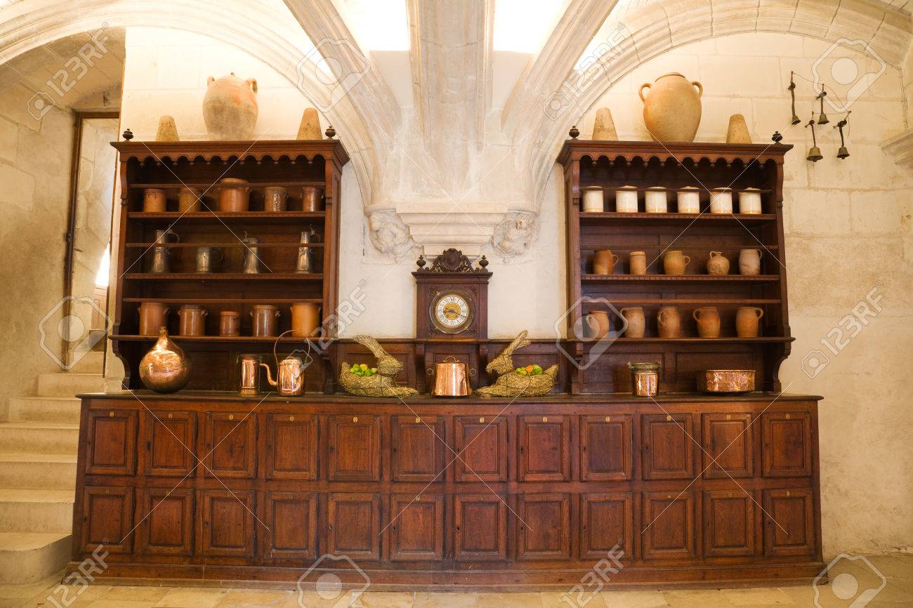 Alte Küche Vom Chenonceau Chateau, Frankreich Lizenzfreie Fotos ... Alte Küche Vom Chenonceau Chateau, Frankreich Lizenzfreie Fotos ...