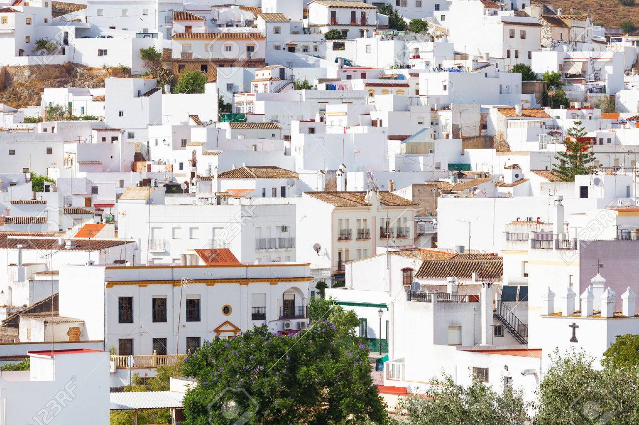 アルコス デ ラ フロンテラ Intrincate アーキテクチャの場所はアンダルシアの白い街 カディス スペイン の写真素材 画像素材 Image