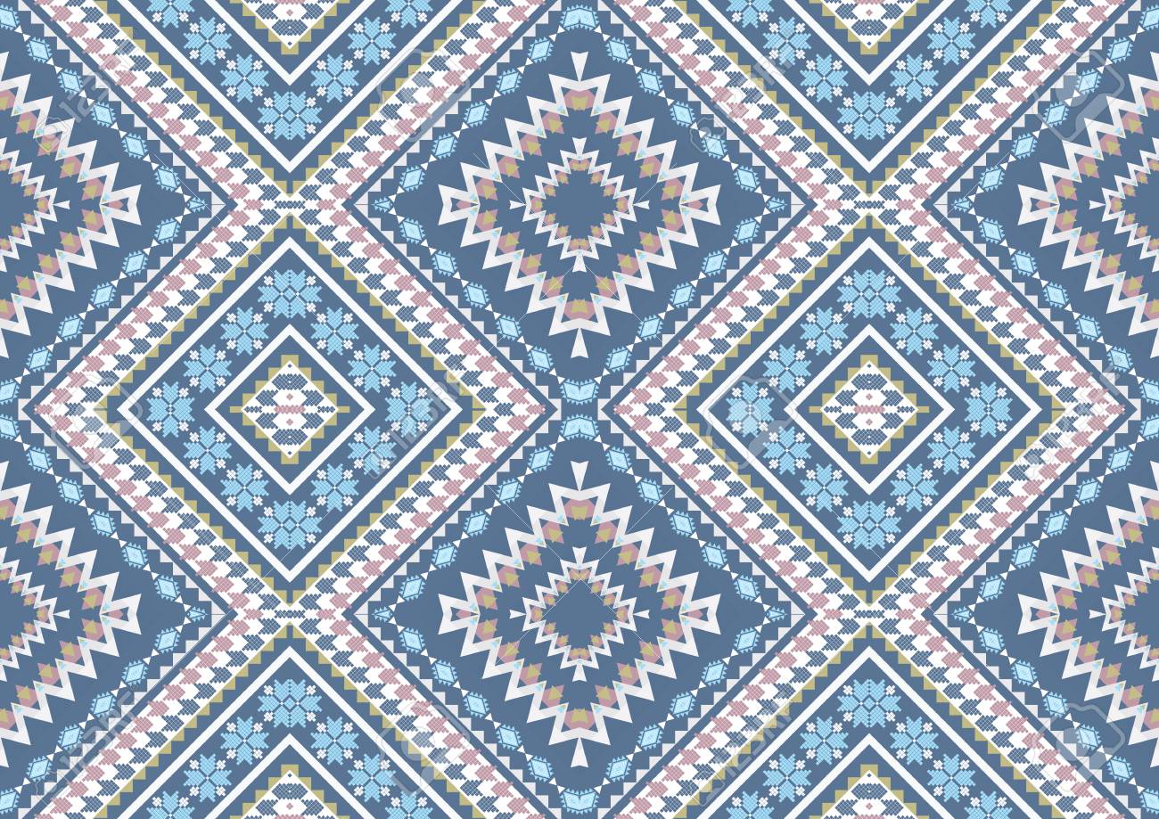 背景や壁紙の幾何学的なエスニック模様 のイラスト素材 ベクタ Image