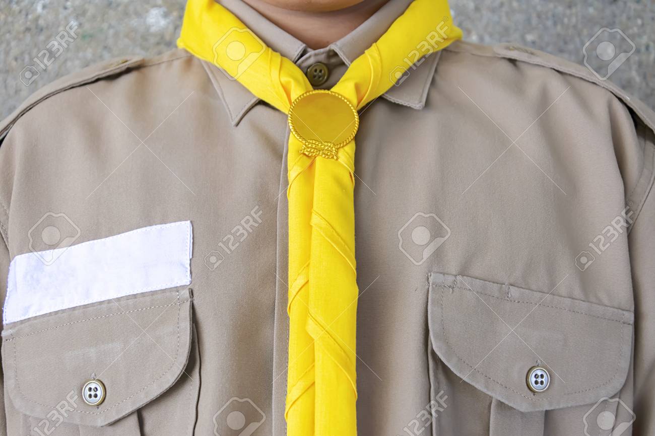 yellow scout shirt