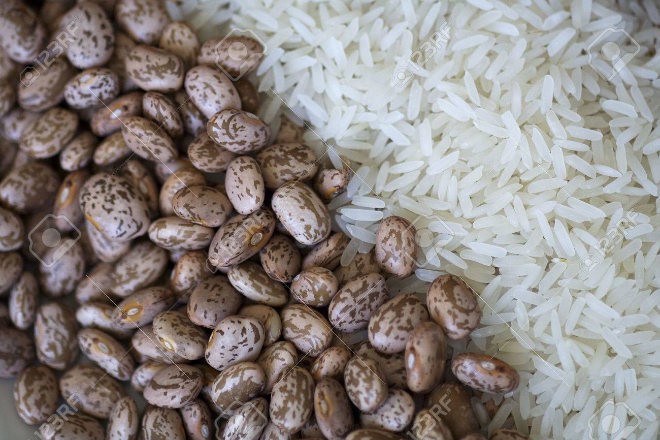 Image result for rice and beans raw