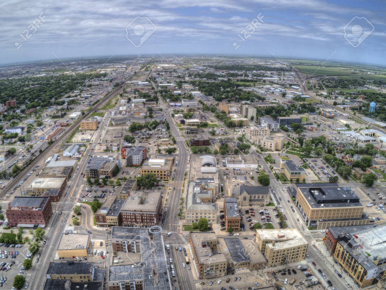 Fargo Is A The Largest City In North Dakota On The Red River Stock Photo Picture And Royalty Free Image Image 105245870
