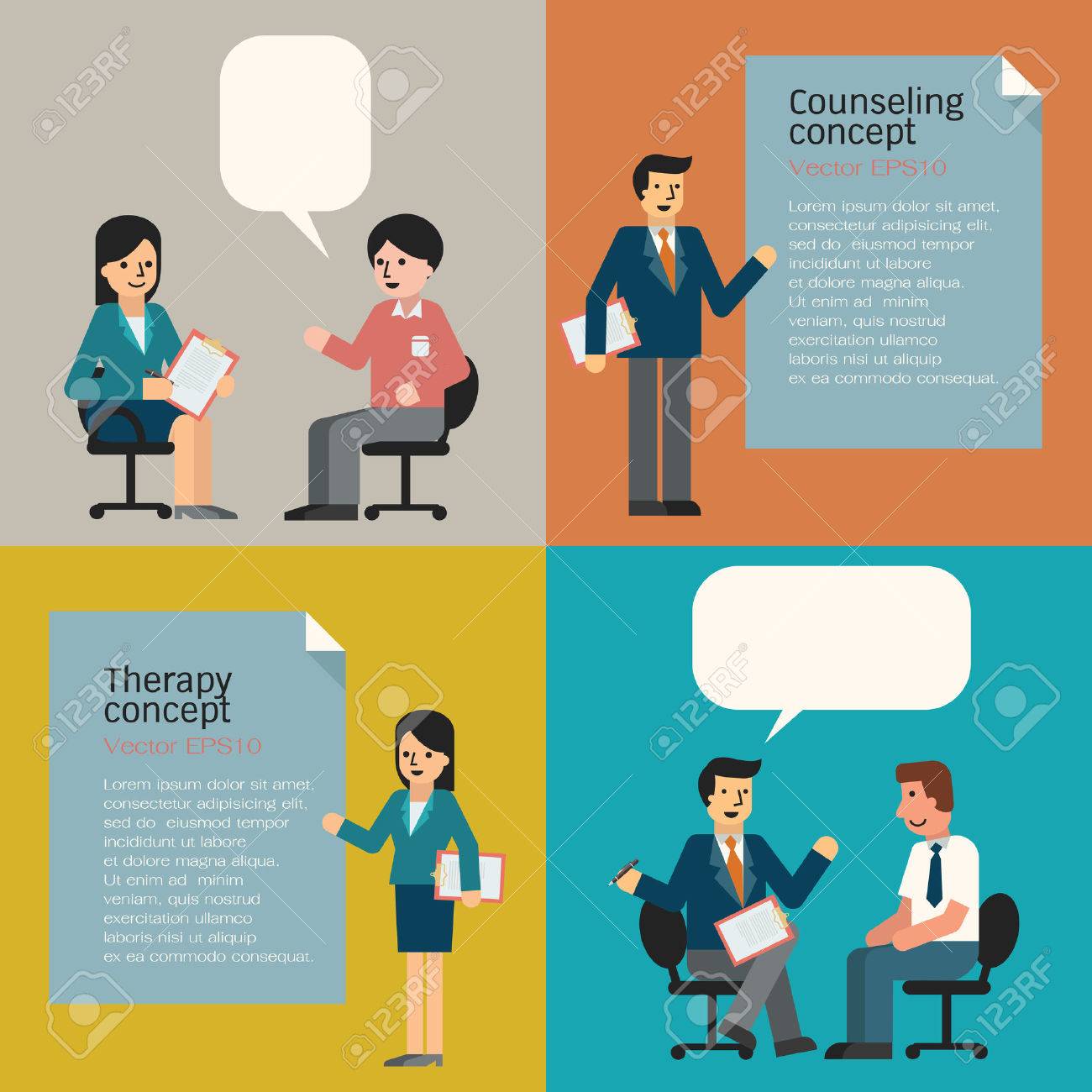 People In Counseling And Therapy Concept, Including Guidance And Analysis. Cartoon Man And Woman In Trendy Flat Design. Royalty Free SVG, Cliparts, Vectors, And Stock Illustration. Image 33023709. People In Counseling And Therapy Concept, Including Guidance And Analysis. Cartoon Man And Woman In Trendy Flat Design. Royalty Free SVG, Cliparts, Vectors, And Stock Illustration. Image 33023709.