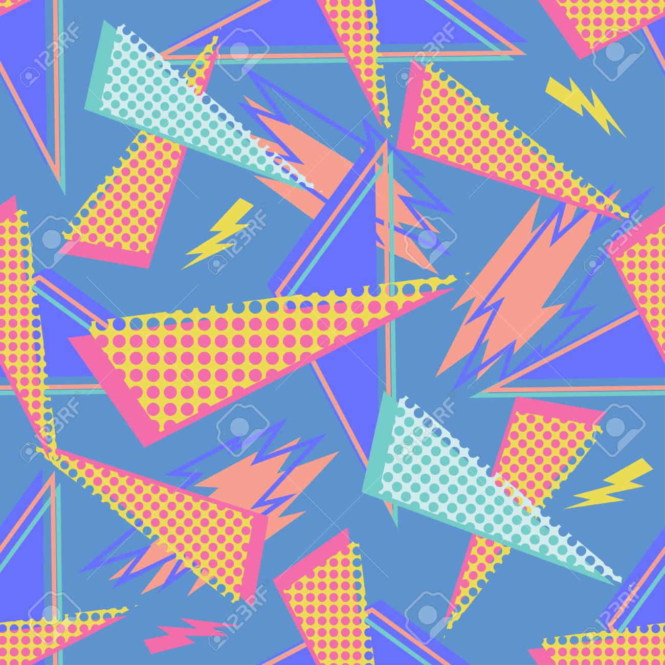 abstract seamless pattern for girls boys clothes creative