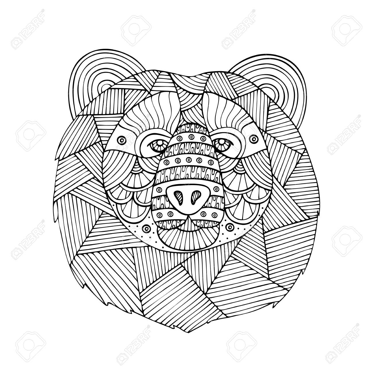 420  Bear Coloring Pages Adults  Free