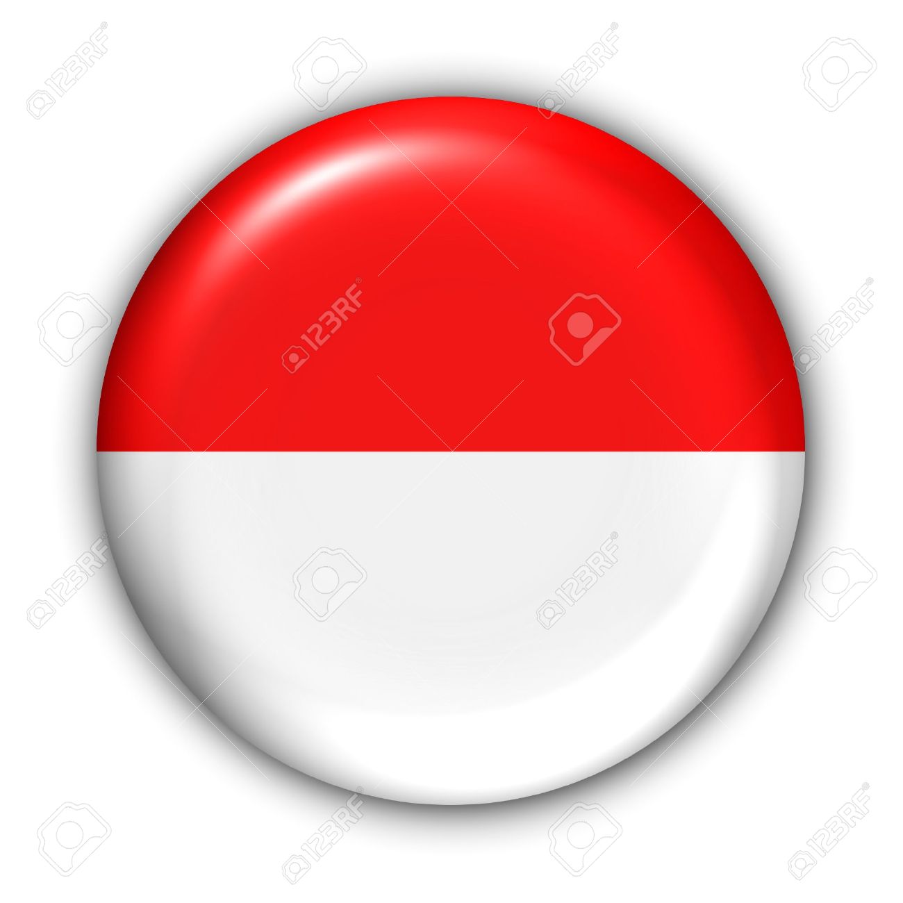 World Flag Button Series - Asia - Indonesia (With Clipping Path) - 373990 World Flag Button Series - Asia - Indonesia (With Clipping Path) - 373990