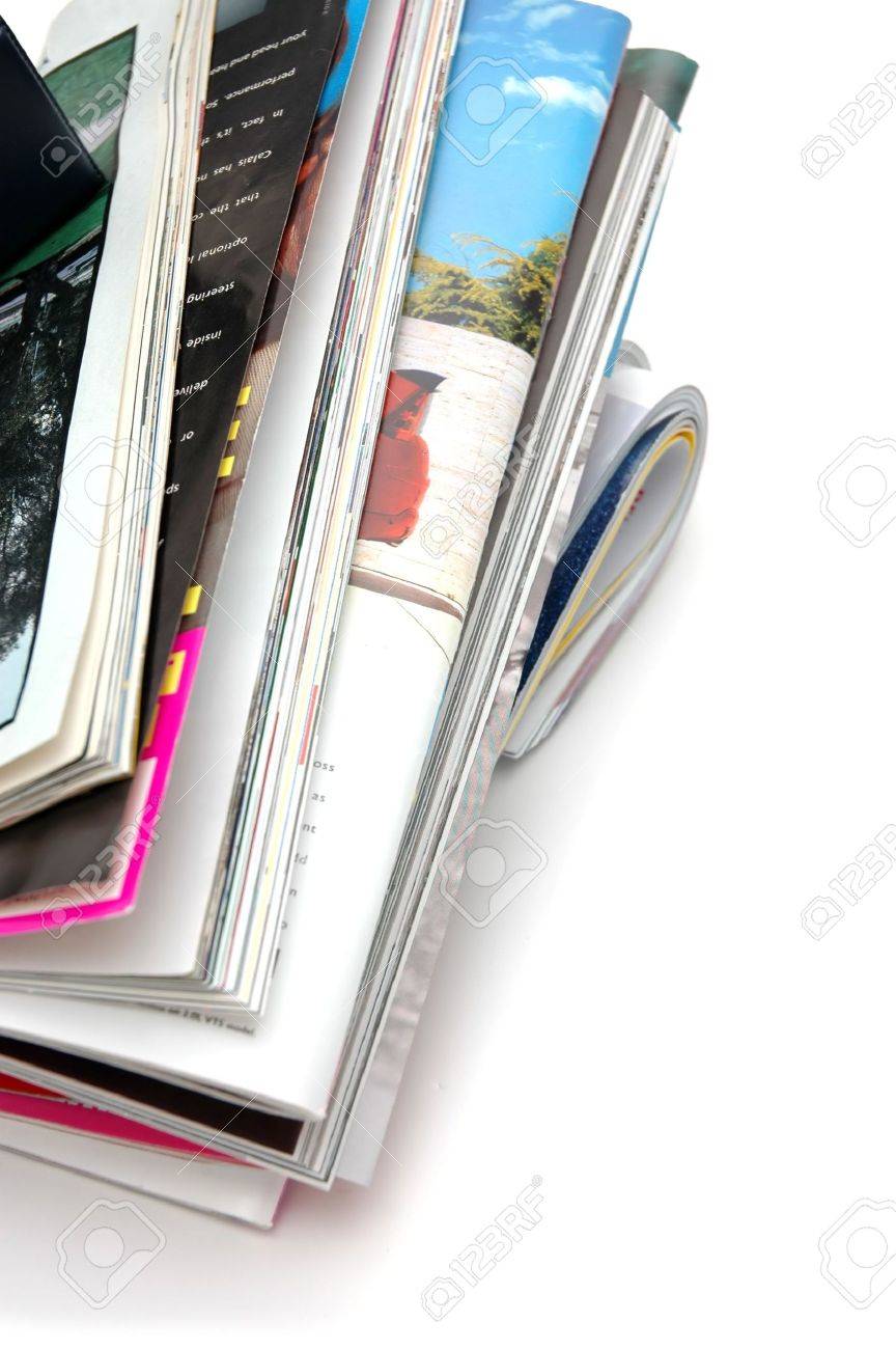 Closeup of magazine stack together (Shallow DOF) - 426525 Closeup of magazine stack together (Shallow DOF) - 426525
