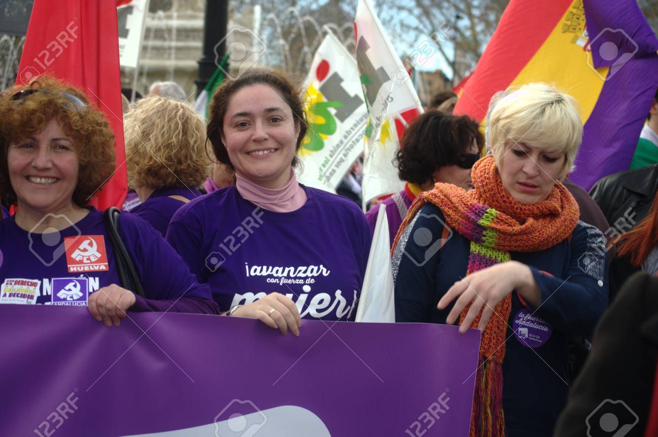Resultado de imagen de manifestacion en andalucia de mujeres