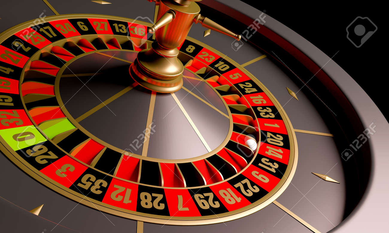カジノルーレット。カジノの背景。ギャンブルルーレット。スタック。オンラインゲーム。 3Dレンダリング。の写真素材・画像素材 Image  170124181