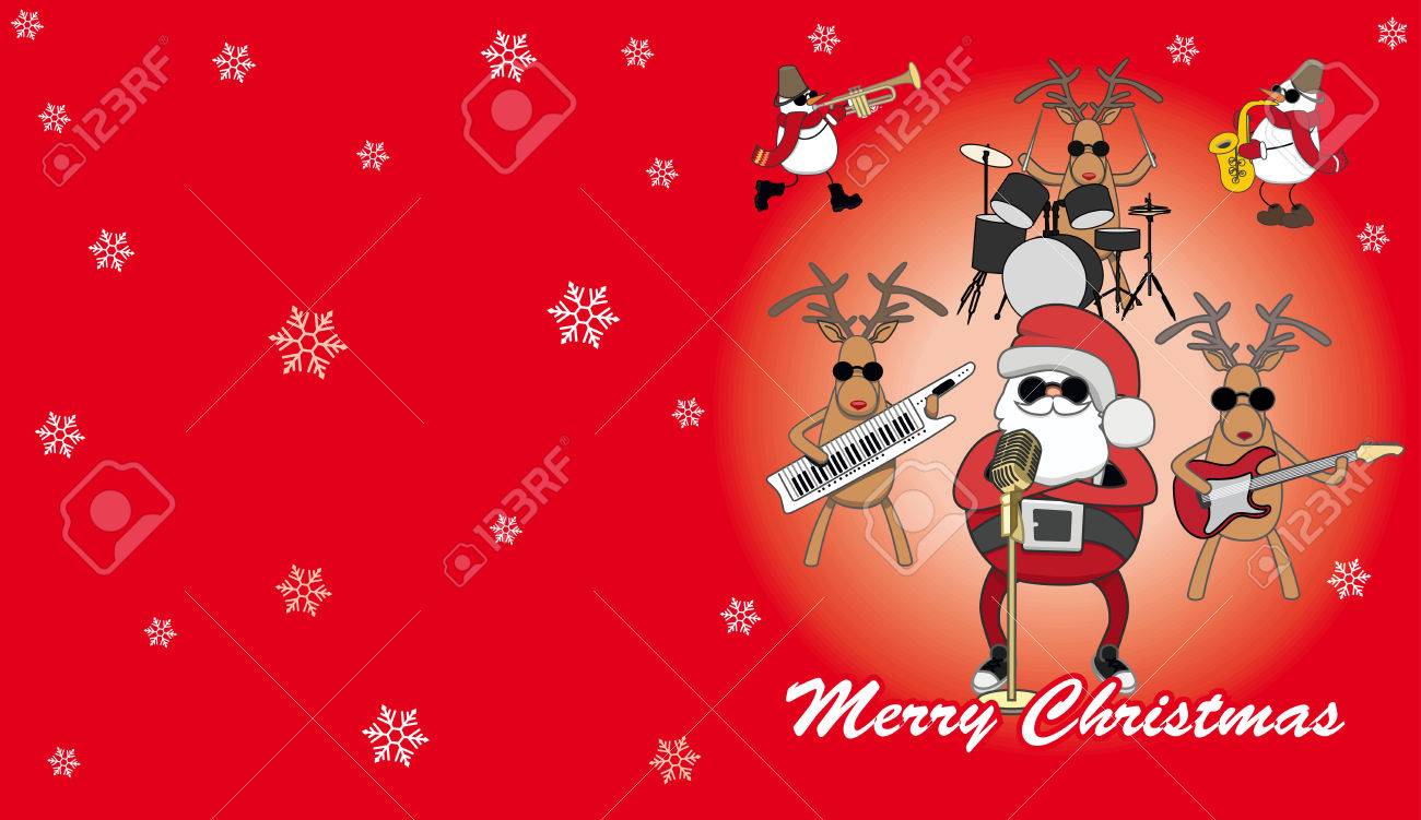 Humour Rouge Carte De Noel Clip Art Libres De Droits Vecteurs Et Illustration Image