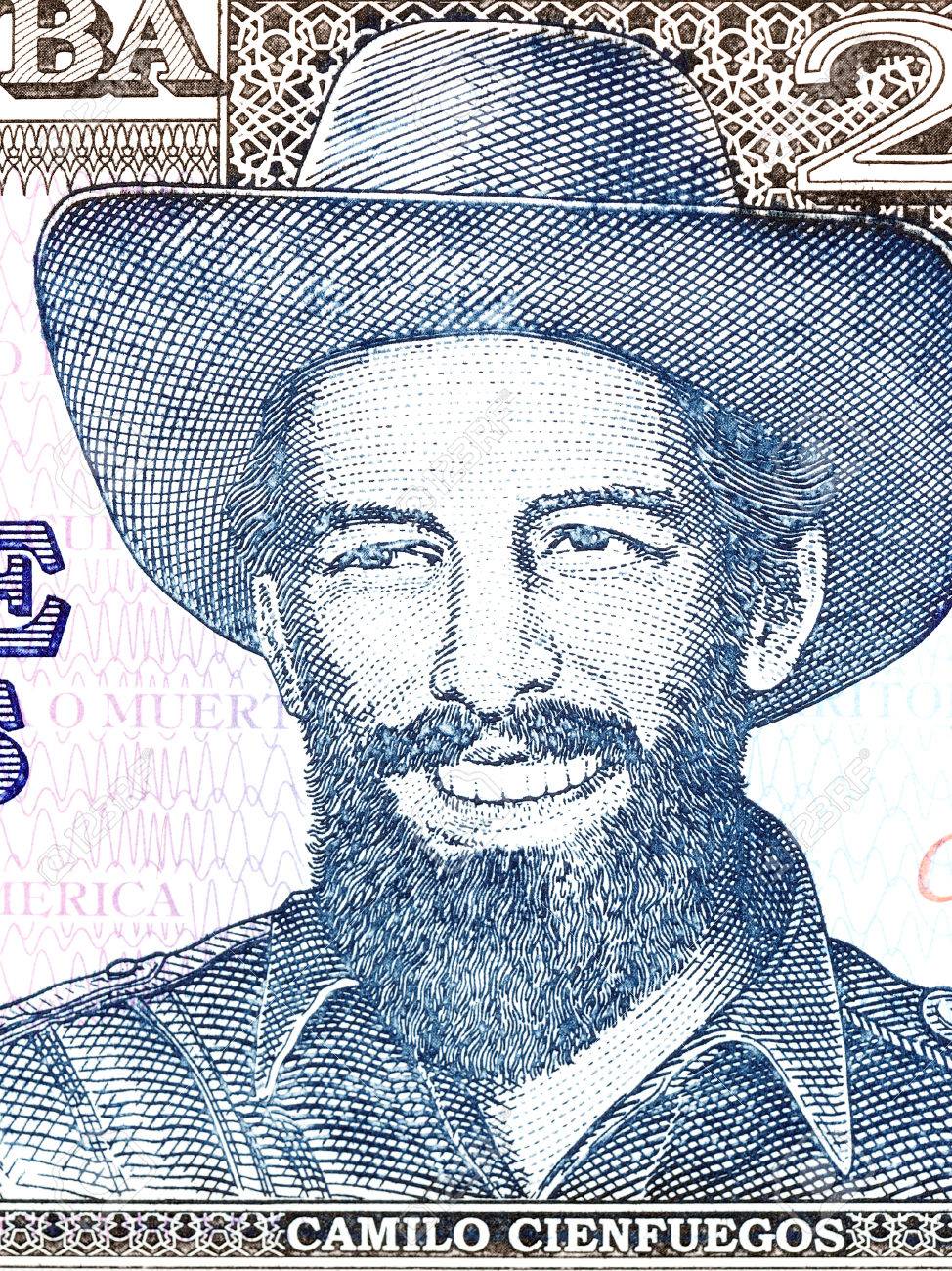 キューバのお金からカミロ シエンフエゴス Gorriaran の肖像画 の写真素材 画像素材 Image