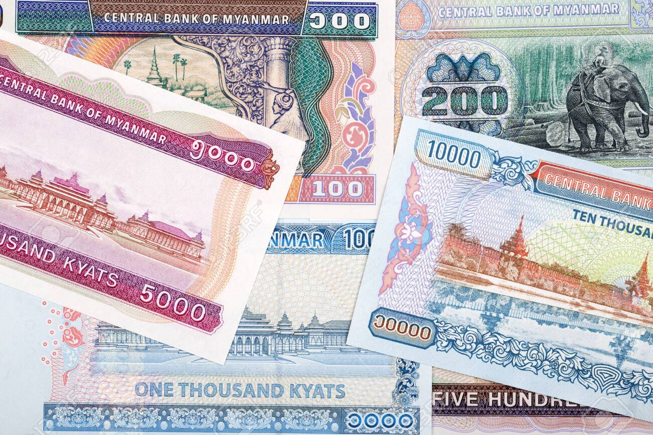 Currency Of Myanmar Kyat A Business Background Stock Photo Picture And Royalty Free Image Image 144380277
