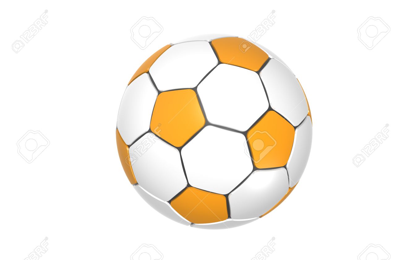 orange football soccer ball stock photo picture and royalty free